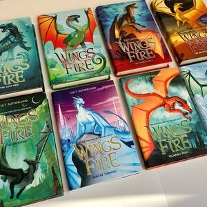 Wings of Fire Hardcover First Printing Books 2-9 Tui T. Sutherland Book Set